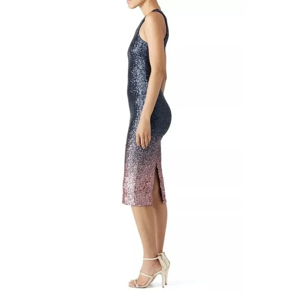 Dress the Population Shawn Midi Dress Size Small Navy Pink Sequin Ombre  Holiday is available for purchase on au PAY Market - Imported Goods Online  Store Co.Ltd. | au PAY Market -
